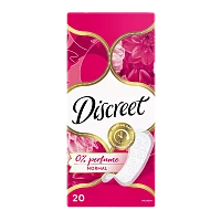 Прокладки женские ежедневные Discreet Single Normal 20шт. (1/18)