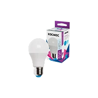 Лампа светодиодная Космос A60 E27 11W 6500К 200-240V груша матовая (1/10/80)