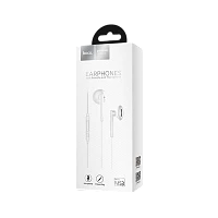 Наушники вставные HOCO M53 с микр. белый (1/21/210)