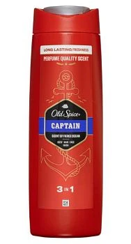 Гель для душа мужской Old Spice Captain 3 в 1 400мл