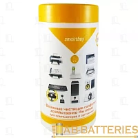 Влажные салфетки Smartbuy 100шт. для поверхностей туба (1/6)