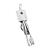USB кабель REMAX Moss (IPhone 5/6/7/SE) RC-079i Серебро