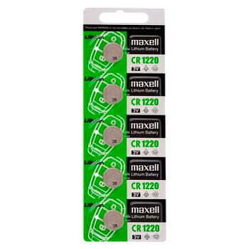Батарейка Maxell G CR1220 BL5 Lithium 3V (5/100/2000)