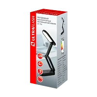 Светильник настольный Ultraflash UF-750 4W на основании черный (1/40)