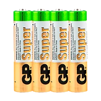 Батарейка GP Super LR03 AAA Shrink 4 Alkaline 1.5V (4/96/192/384)