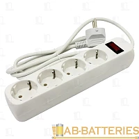 Сетевой фильтр Smartbuy SBE-SP7 4р.С/З 10A 1.8м белый