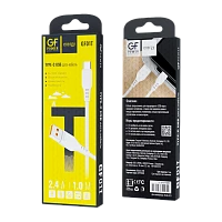 Кабель GFPower 01T USB (m)-Type-C (m) 1м 2.4A ПВХ белый (1/200/800)