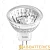 Лампа галогенная Supermax MR11 GU4 35W 2800К 12V софит 35мм прозрачная