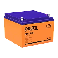 Аккумулятор свинцово-кислотный Delta DTM 1226 12V 26Ah (1/2)