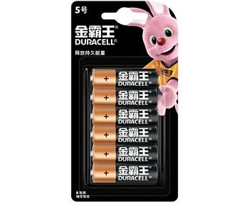 Батарейка Duracell Basic LR6 AA BL6 Alkaline 1.5V CN (Китай) (6/48/576)