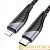 Кабель HOCO U95 Lightning (m)-Type-C (m) 1.2м 3.0A 20W нейлон черный (1/22/220)