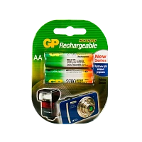 Аккумулятор бытовой GP HR6 AA BL2 NI-MH 2700mAh в пластиковой упаковке (2/20/200) R