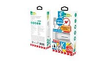 Автомобильное З/У MORE CHOICE AC22i 2USB 2.4A с кабелем Lightning белый