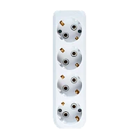 Колодка Makel 4р.С/З белый MGP151 (1/20)