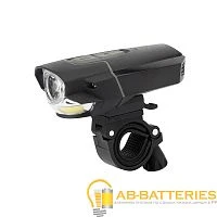 Фонарь велосипедный ЭРА VA-901 5W COB от аккумулятора 1USB 6 режимов черный (1/6/24)