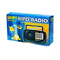 Радиоприемник KIPO KB-308AC пластик Jack3.5 черный (1/40)