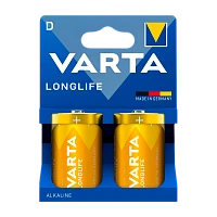 Батарейка Varta LONGLIFE LR20 D BL2 Alkaline 1.5V (4120) (2/12/60)