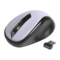 Мышь беспроводная Smartbuy 597D Dual классическая bluetooth бесшумная черный белый (1/40)