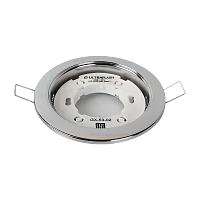 Светильник настенно-потолочный Ultraflash GX-53-02 20W 220V GX53 встраиваемый 106мм хром (1/50)