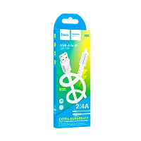 Кабель HOCO X85 USB (m)-Lightning (m) 1м 2.0A TPE белый (1/33/330)