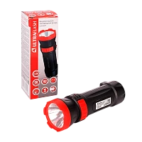 Фонарь туристический Ultraflash LED3849 4W 1LED от аккумулятора IPX4 прямая подзарядка черный (1/50/