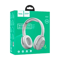 Наушники полноразмерные HOCO W33 bluetooth 5.0 с микр. microSD серый (1/30)