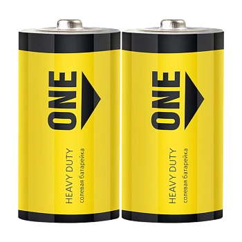 Батарейка Smartbuy ONE ECO R20 D Shrink 2 Heavy Duty 1.5V (2/24/288)