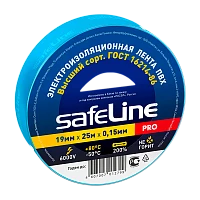 Изолента Safeline 19мм*25м ПВХ синий (10/160)