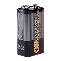 Батарейка GP Supercell Крона 6F22 Shrink 1 Heavy Duty 9V (1/10/500)