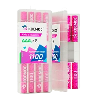 Аккумулятор бытовой Космос HR03 AAA BOX8 NI-MH 1100mAh (8/320)