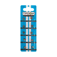 Батарейка Трофи G4/LR626/LR66/377A/177 BL10 Alkaline 1.55V (10/200/1600)