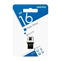 Флеш-накопитель Smartbuy POKO 16GB USB2.0 пластик черный