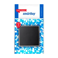 Выключатель Smartbuy "Сириус" 1-клав.10A черный