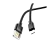 Кабель HOCO U55 USB (m)-Lightning (m) 1.2м 2.4A нейлон черный (1/25/250)