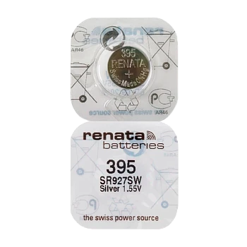 Батарейка Renata 395 (SR927SW) Silver Oxide 1.55V (1/10/100)