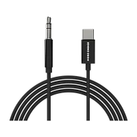 Кабель AUX MORE CHOICE UK22a Jack 3.5mm (m)-Type-C (m) 2м ПВХ черный (1/36/360) 