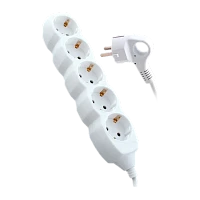 Удлинитель Старт S 5р.С/З 10A 3.0м IP20 белый (1/20)