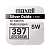 Батарейка Maxell 397 (SR726SW) BL1 Silver Oxide 1.55V 0%Hg (1/10/100)