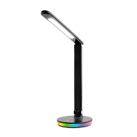 Светильник настольный Ultraflash UF-822 7W 230V на основании 3 цв. RGB черный