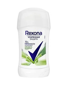 Дезодорант женский Rexona Алоэ Вера и Свежесть Бамбука стик 45г (1/6)