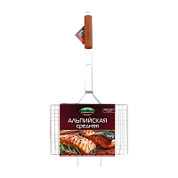 Решетка для барбекю "Альпийская", 6 секций (330 х 220 мм), средняя, "ПИКНИЧОК" (1/12)