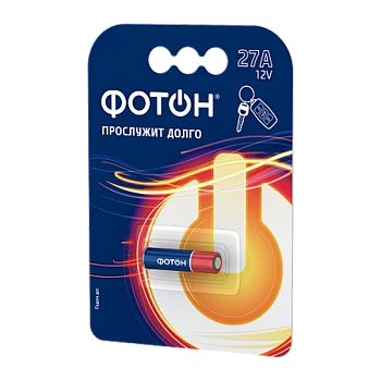 Батарейка Фотон LR27/A27/MN27 BL1 Alkaline 12V (1/30)