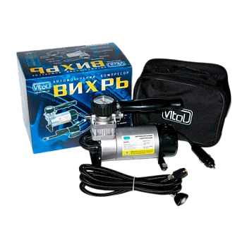 Автомобильный компрессор Старт АК-П152805 Вихрь 15л/мин черный