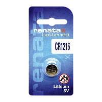 Батарейка Renata CR1216 BL1 Lithium 3V (10/300/2400)