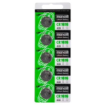 Батарейка Maxell G CR1616 BL5 Lithium 3V (5/100/2000)