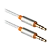 Кабель AUX Defender JACK01-03 Jack 3.5mm (m)-Jack 3.5mm (m) 1.2м ткань белый (1/25/450)