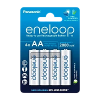 Аккумулятор предзаряженный RTU Panasonic HR6 AA BL4 eneloop 2000mAh (4/80)