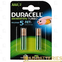 Аккумулятор предзаряженный RTU Duracell HR03 AAA BL2 NI-MH 850/900mAh