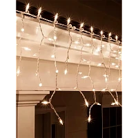 Гирлянда Космос световой дождь 100LED 2х0.5+3м 8 режимов с нитями разной длины белый (1/48)