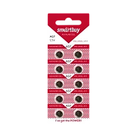 Батарейка Smartbuy G7/LR926/LR57/395A/195 BL10 Alkaline 1.5V (10/100/2000)